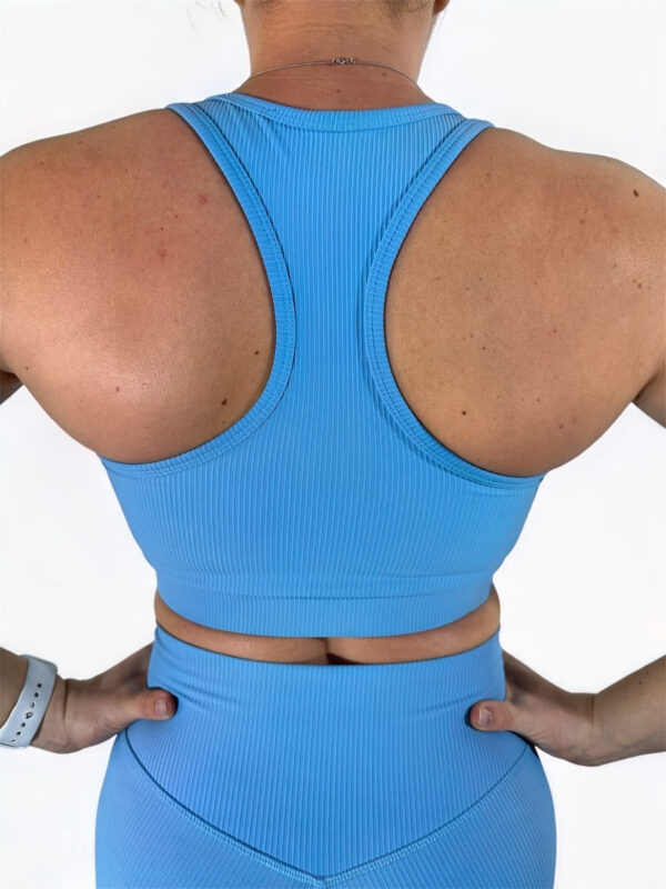 Mercury Blue Sports Bra - Image 2