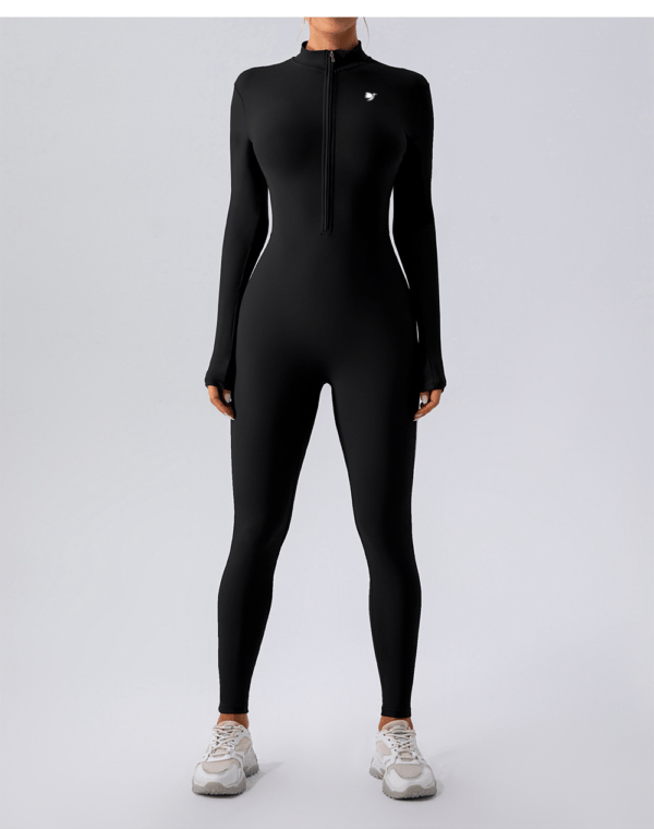 Luxe Black Long Sleeve Bodysuit