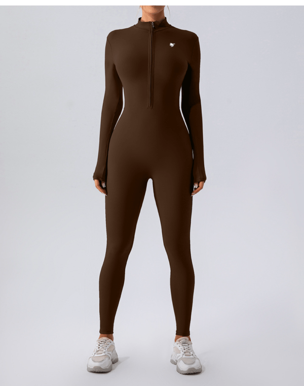 Luxe Brown Long Sleeve Bodysuit