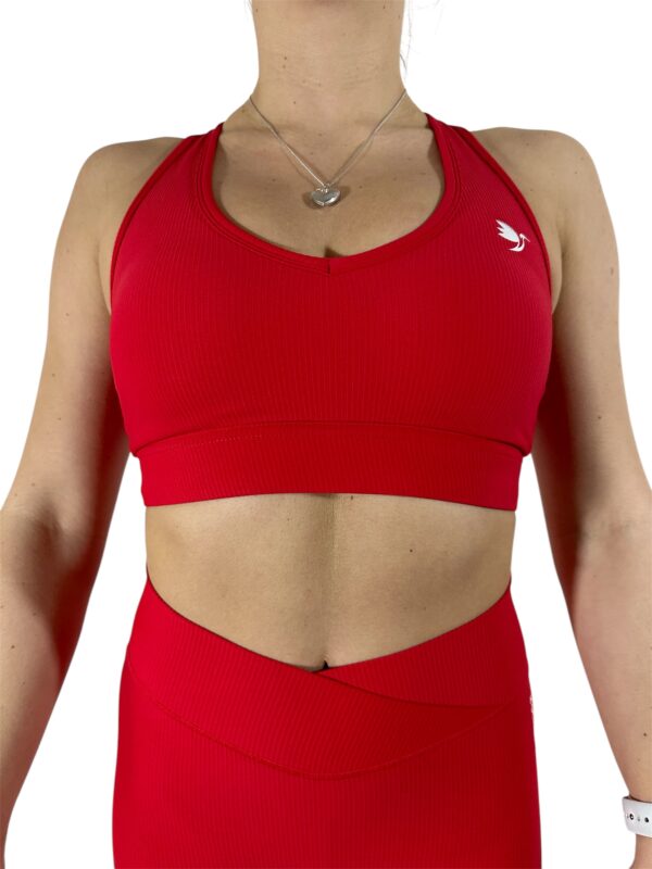 Mercury Red Sports Bra