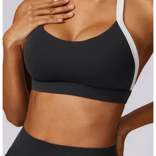 Aura Black Halter Bra