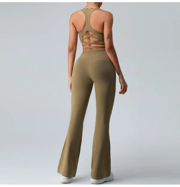 MotionX Flare Khaki Trousers - Image 2