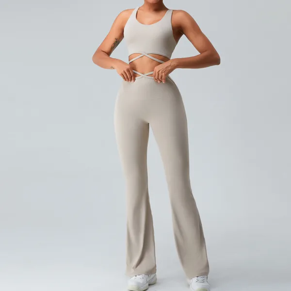 MotionX Flare White Trousers