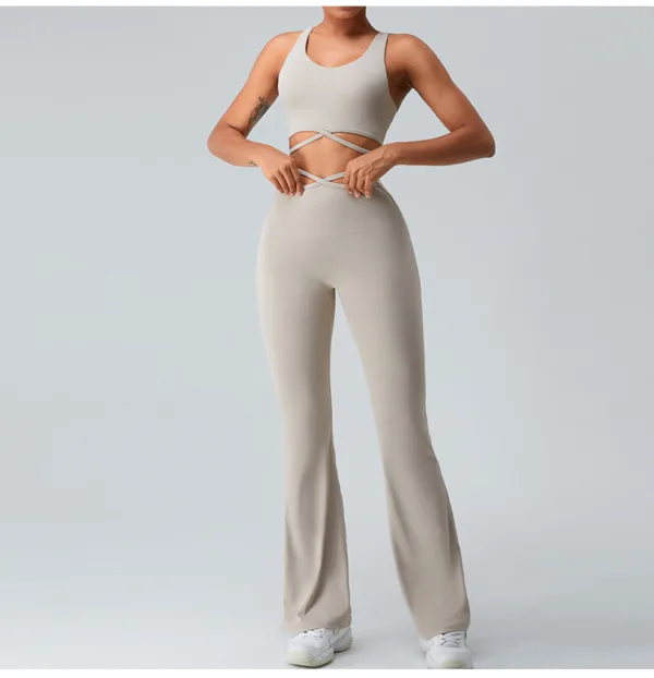 MotionX Flare White Trousers