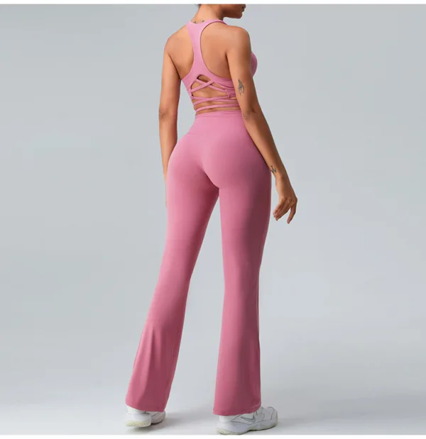 MotionX Flare Pink Trousers - Image 2