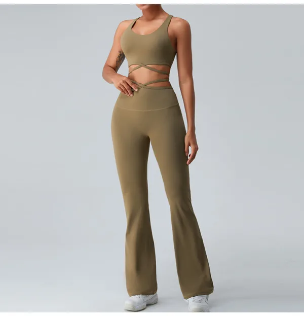 MotionX Flare Khaki Trousers