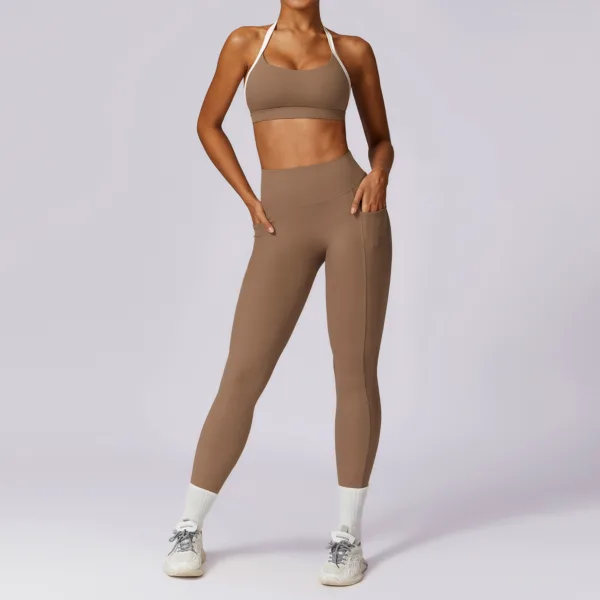 Aura Brown Leggings