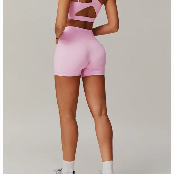 Apex One Shoulder Pink Bra