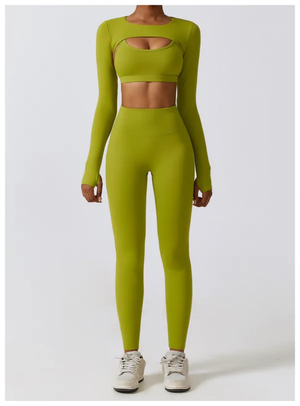 Aviate Green Crop Top - Image 5