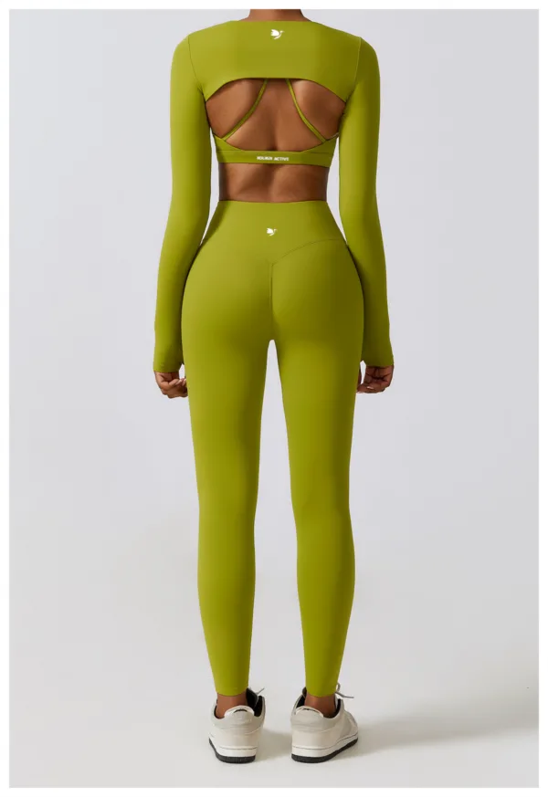 Aviate Green Crop Top - Image 4