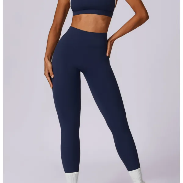 Aura Navy Halter Bra