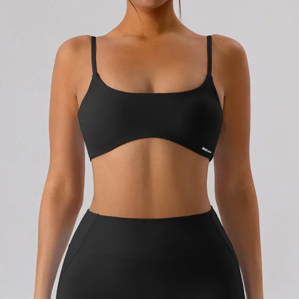 Soft Motion Black Bra