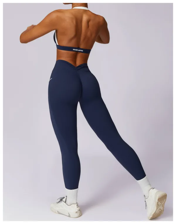 Aura Navy Leggings - Image 2