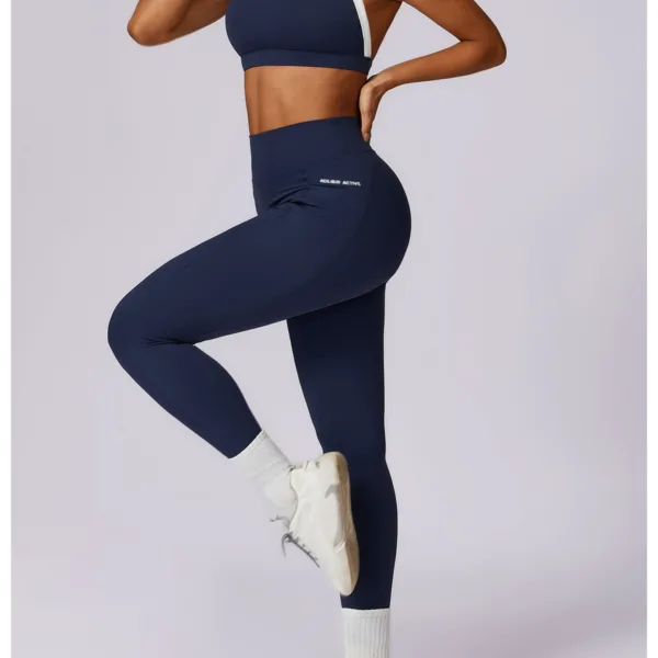 Aura Navy Leggings