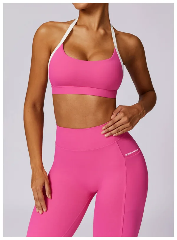 Aura Hot Pink Halter Bra